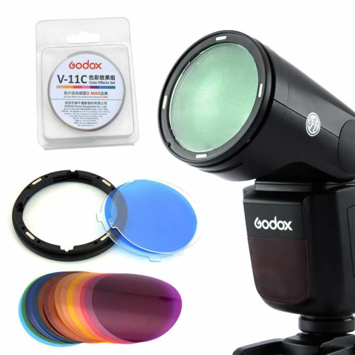 Godox V-11C Colour Filter Gel Kit for AK-R1 | Set of 15