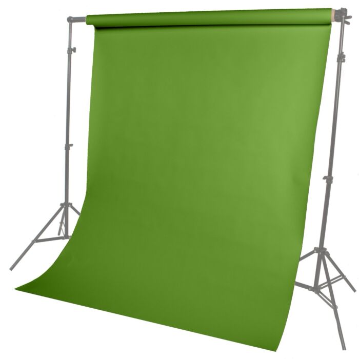 Lencarta Photography Green Background Paper Roll 1.35m x 10m  | Pet, Product, Portrait Photography