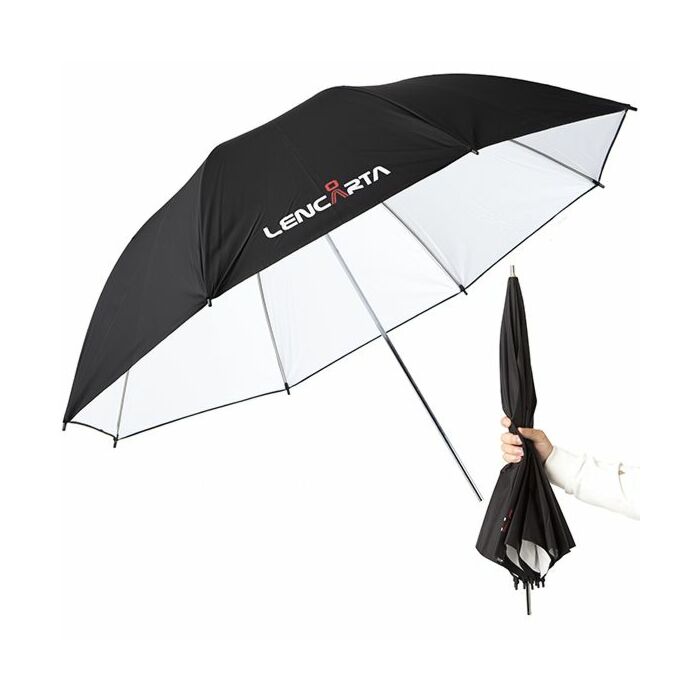  Lencarta Studio Umbrella 100cm | White | Reflective Parabolic