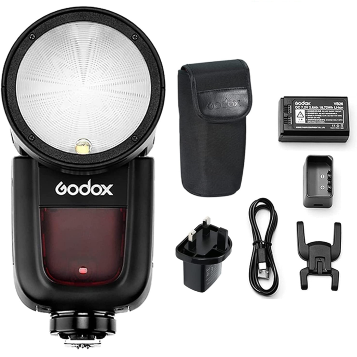 Godox V1-N Round Head HSS/TTL Speedlight for Nikon Cameras