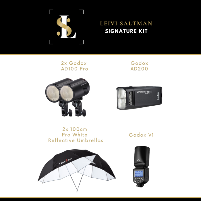Leivi Saltman™ Godox V1, AD100Pro & AD200 Signature Wedding Kit
