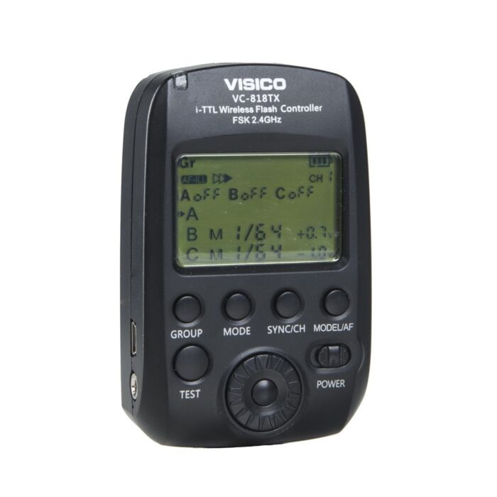 Visico 818TX HSS Wireless Flash Trigger Transmitter for Sony DSLR Cameras