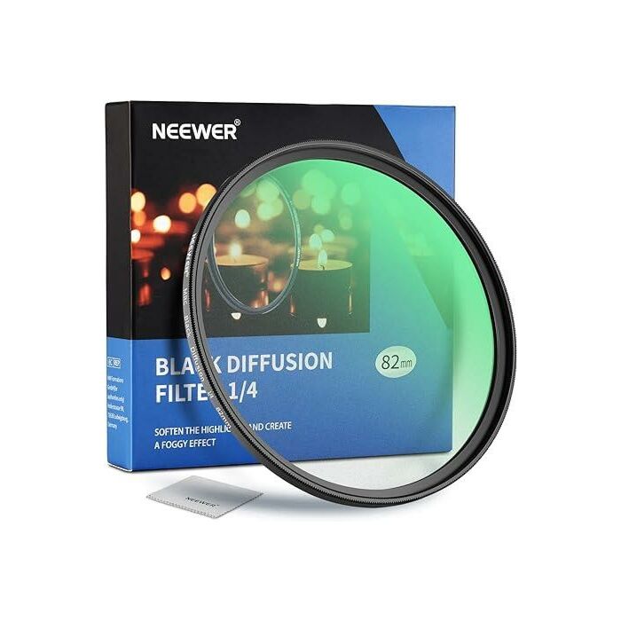 NEEWER Black Diffusion 1/4 Cinematic Effect Filter