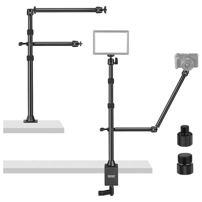 NEEWER TL253A+CR221A Camera Desk Mount Stand