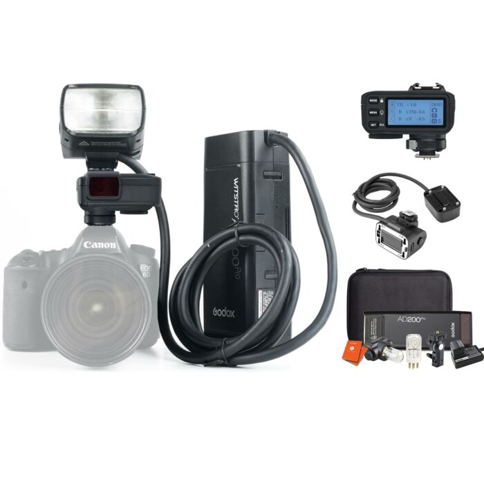 Godox Godox AD200Pro with EC200 and X2T On Camera Kit for Canon 