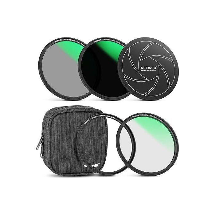 NEEWER 5-in-1 Magnetic Lens Filter Kit