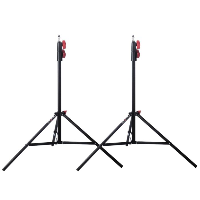 Lencarta Lightweight Patented Light Stand | 190cm | Pack Of Two
